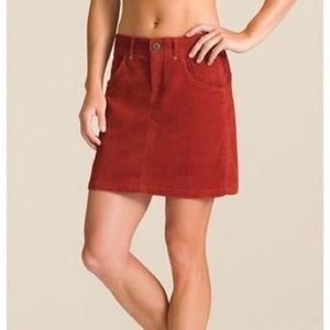 Athleta Kaleidoscope corduroy skirt